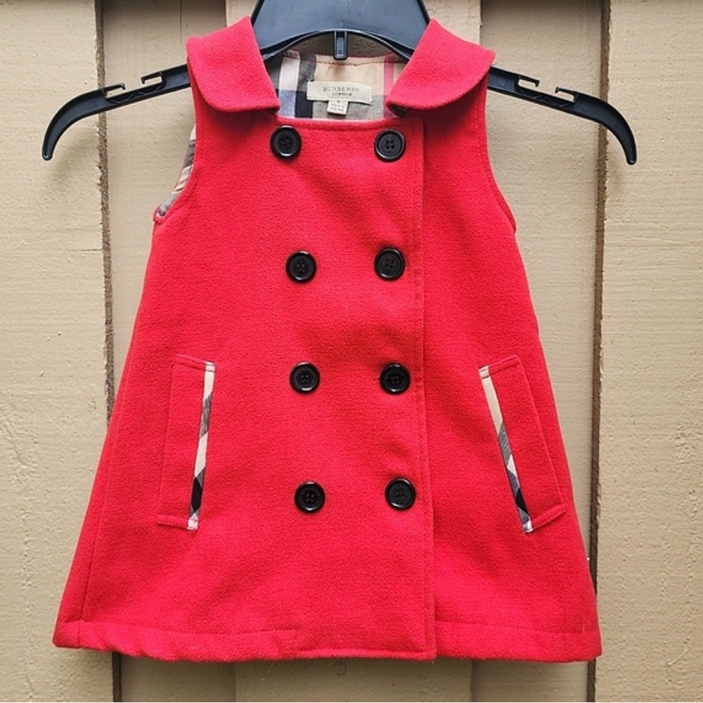 Burberry Kids Gilet Wool Double Breasted Vest